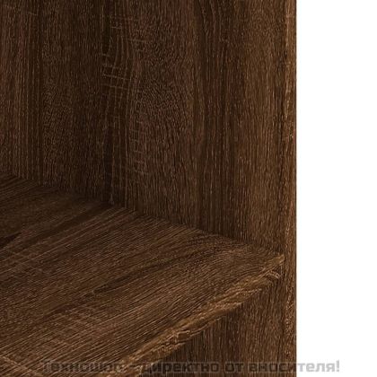 Поставка за аквариум, кафяв дъб, 120x40x60 см, инженерно дърво