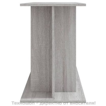 Поставка за аквариум, сив сонома, 120x40x60 см, инженерно дърво