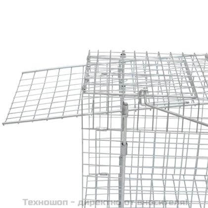 Поцинкован хуманен капан за животни, 100 см