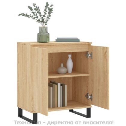 Сайдборд, дъб сонома, 60x35x70 см, инженерно дърво