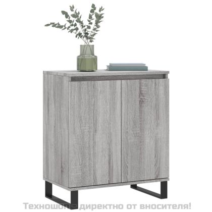 Сайдборд, сив сонома, 60x35x70 см, инженерно дърво