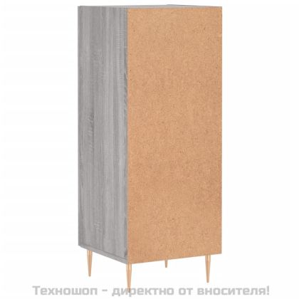 Сайдборд, сив сонома, 34,5x34x90 см, инженерно дърво