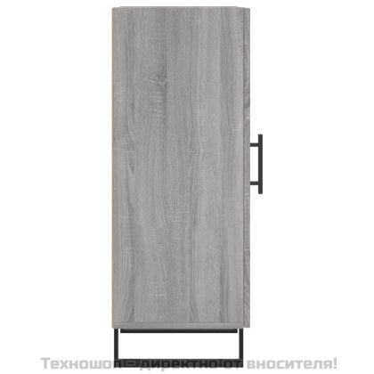 Сайдборд, сив сонома, 34,5x34x90 см, инженерно дърво