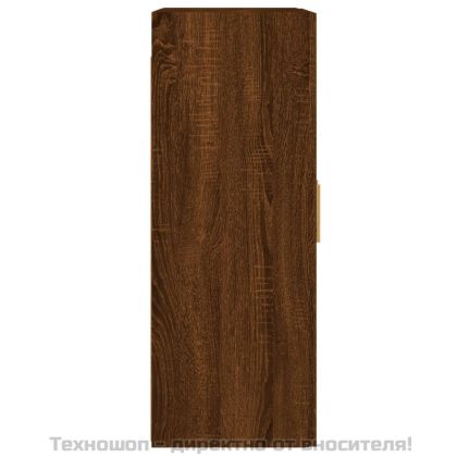 Стенни шкафове, 2 бр, кафяв дъб, инженерно дърво