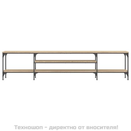 ТB шкаф, сонома дъб, 201x35x45 см, инженерно дърво и желязо