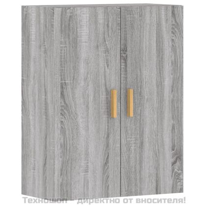 Стенни шкафове, 2 бр, сив сонома, инженерно дърво