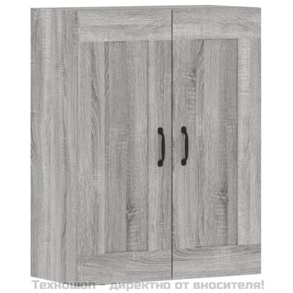 Стенни шкафове, 2 бр, сив сонома, инженерно дърво