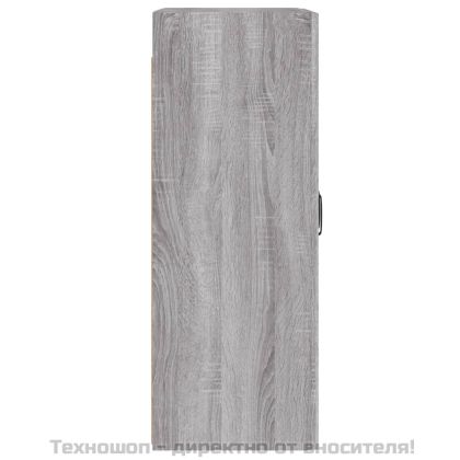 Стенни шкафове, 2 бр, сив сонома, инженерно дърво