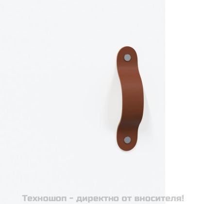 Стенен шкаф бял 34,5x34x90 см