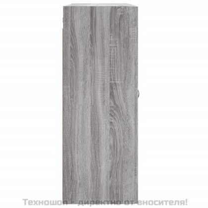 Стенен шкаф сив сонома 69,5x34x90 см инженерно дърво