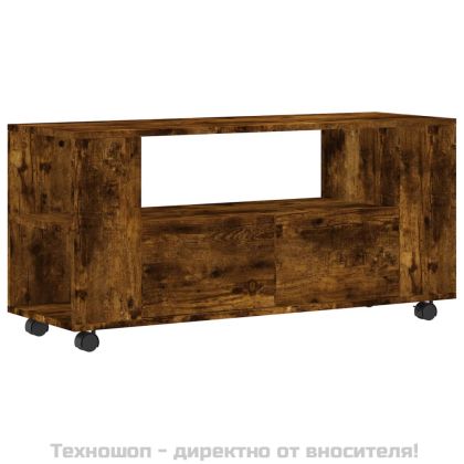 ТB шкаф, опушен дъб, 102x34,5x43 см, инженерно дърво