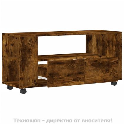 ТB шкаф, опушен дъб, 102x34,5x43 см, инженерно дърво