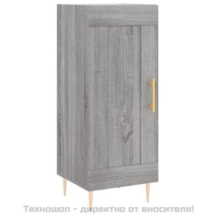 Сайдборд, сив сонома, 34,5x34x90 см, инженерно дърво