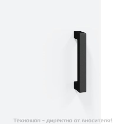 Сайдборд, бял, 34,5x34x90 см, инженерно дърво