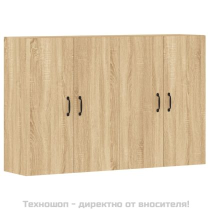 Стенни шкафове, 2 бр, дъб сонома, инженерно дърво