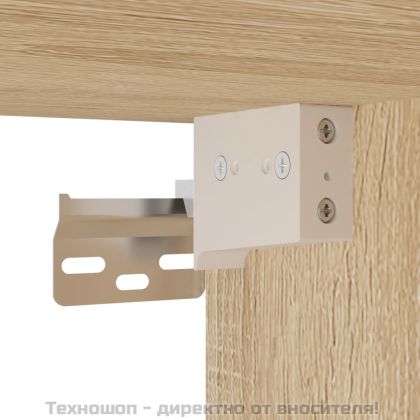 Стенни шкафове, 2 бр, дъб сонома, инженерно дърво