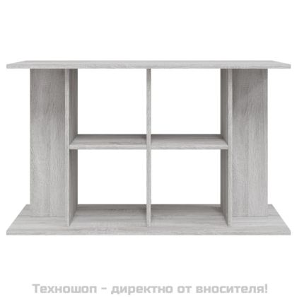 Поставка за аквариум, сив сонома, 100x40x60 см, инженерно дърво