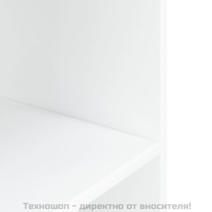 Поставка за аквариум, бяла, 100x40x60 см, инженерно дърво