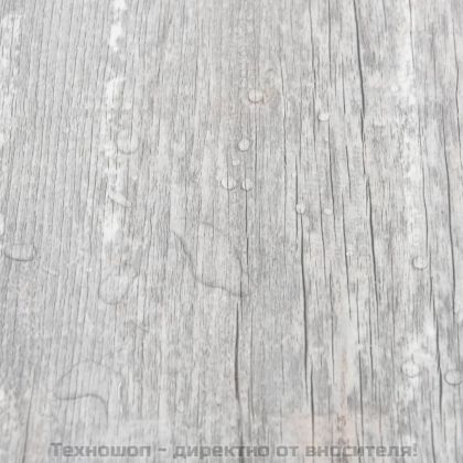 Самозалепващи подови дъски 20 бр PVC 1,86 м² сиви