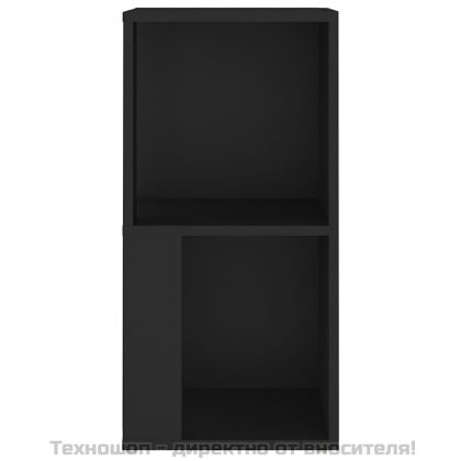 Ъглов шкаф, черен, 33x33x67 см, ПДЧ