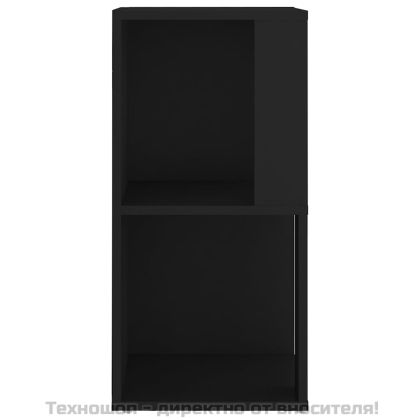 Ъглов шкаф, черен, 33x33x67 см, ПДЧ