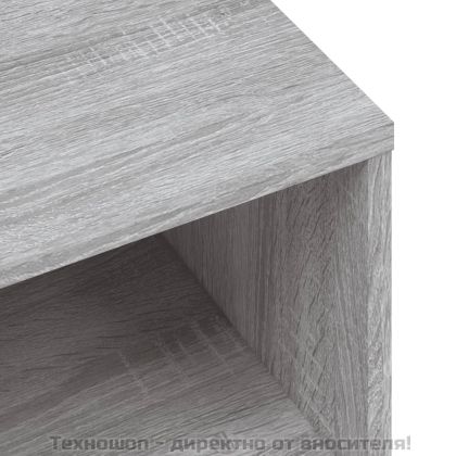 Нощни шкафчета, 2 бр, сив сонома, 40x30x30 см, инженерно дърво