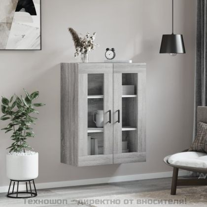 Стенен шкаф сив сонома 69,5x34x90 см