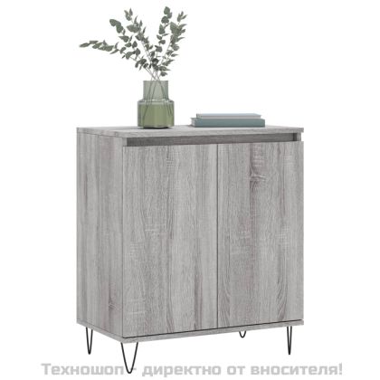 Сайдборд, сив сонома, 60x35x70 см, инженерно дърво