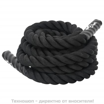 Бойно въже, черно, 6 м, 4,5 кг, полиестер