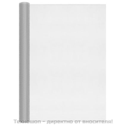 Мрежа против насекоми, алуминий, 80x1000 см, сребриста