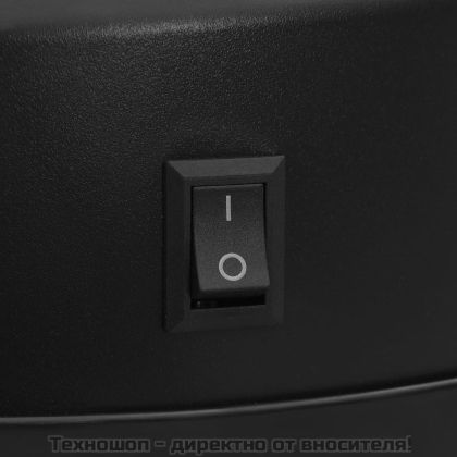 Кош за смет с автоматичен сензор 40 л въглеродна стомана черен