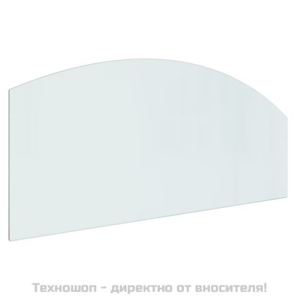 Стъклена подложка за камина, 120x50 см