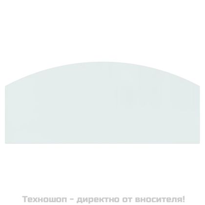 Стъклена подложка за камина, 120x50 см