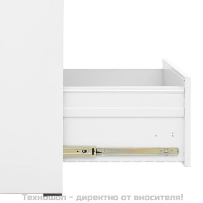 Шкаф за папки, бял, 46x62x102,5 cм, стомана