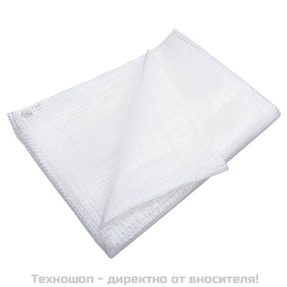 Брезент тип Лено, 140 г/м², 3x3 м, бял