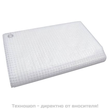 Брезент тип Лено, 140 г/м², 3x3 м, бял