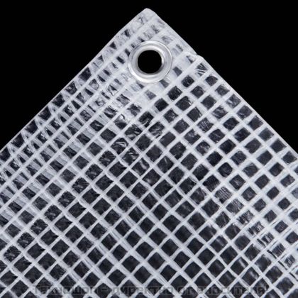 Брезент тип Лено, 140 г/м², 3x3 м, бял