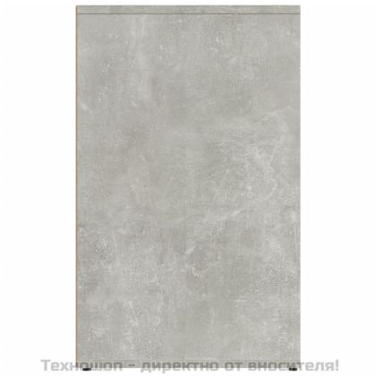 Шкаф за гримиране, бетонно сиво, 80x40x65 см, инженерно дърво