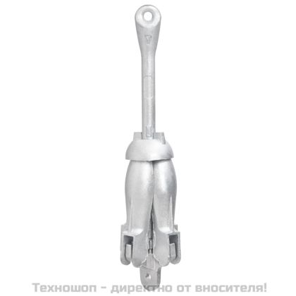 Сгъваема котва, сребриста, 3,2 кг, ковък чугун