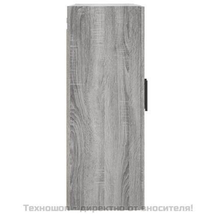 Стенни шкафове, 2 бр, сив сонома, 69,5x34x90 см
