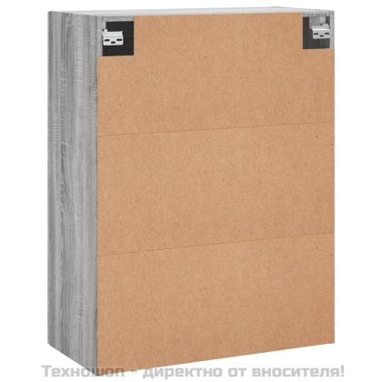 Стенни шкафове, 2 бр, сив сонома, 69,5x34x90 см