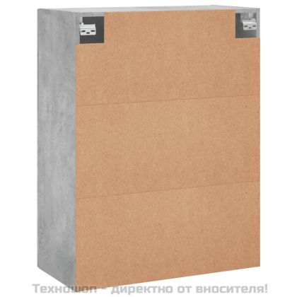 Стенни шкафове, 2 бр, бетонно сиво, 69,5x34x90 см