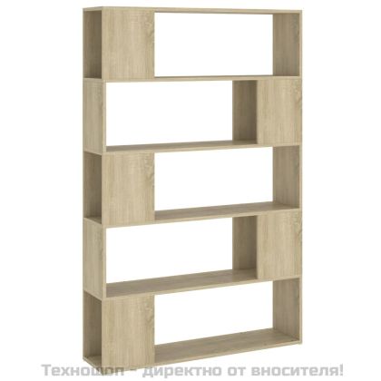 Разделител за стая, дъб сонома, 100x24x155 см, инженерно дърво