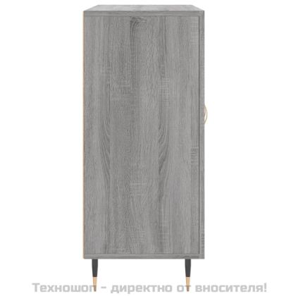Сайдборд, Сив сонома, 90x34x80 см, инженерно дърво