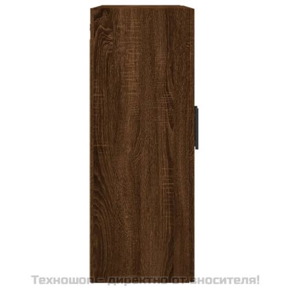 Стенни шкафове, 2 бр, кафяв дъб, 69,5x34x90 см