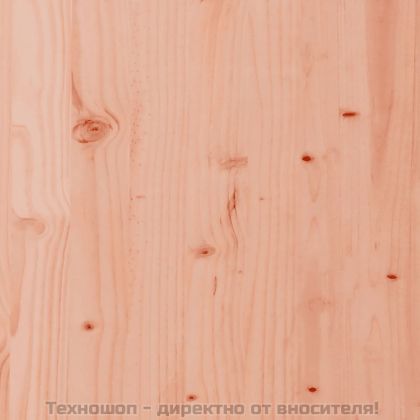 Градинска пейка габион 92x71x65,5 см дугласко дърво масив