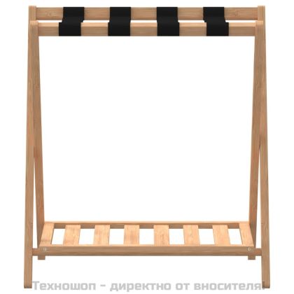 Поставка за куфари, 68x38x58 см, бамбук