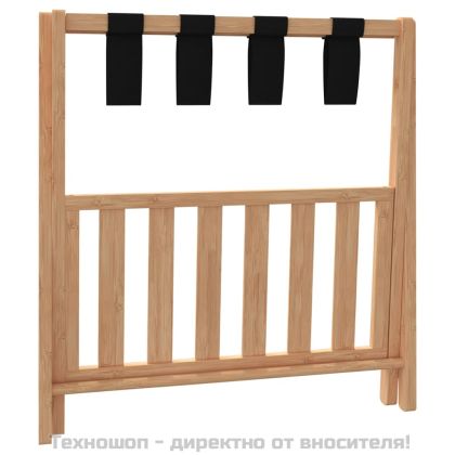 Поставка за куфари, 68x38x58 см, бамбук