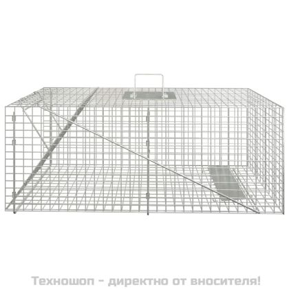 Капан за животни 64,5x25x26,5 см, поцинковано желязо