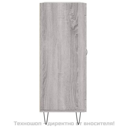 Сайдборд, сив сонома, 69,5x34x90 см, инженерно дърво